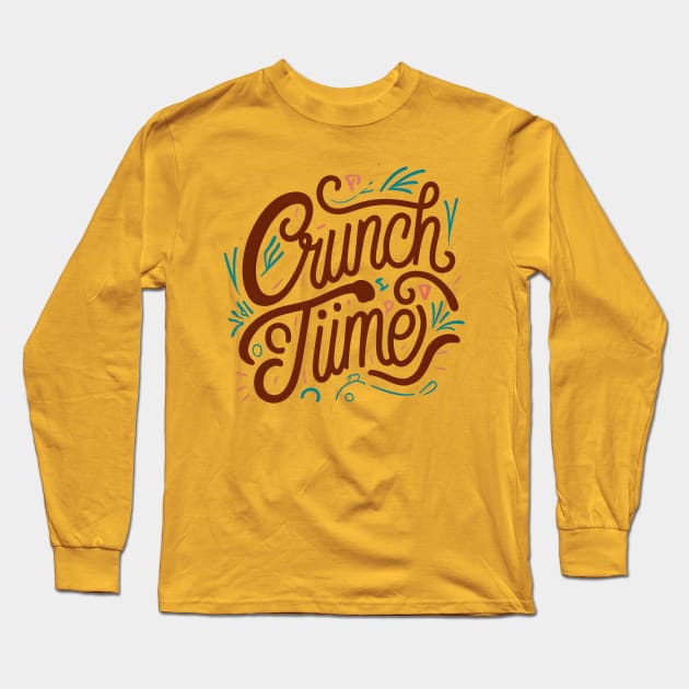 Crunch Time Long Sleeve T-Shirt by NomiCrafts